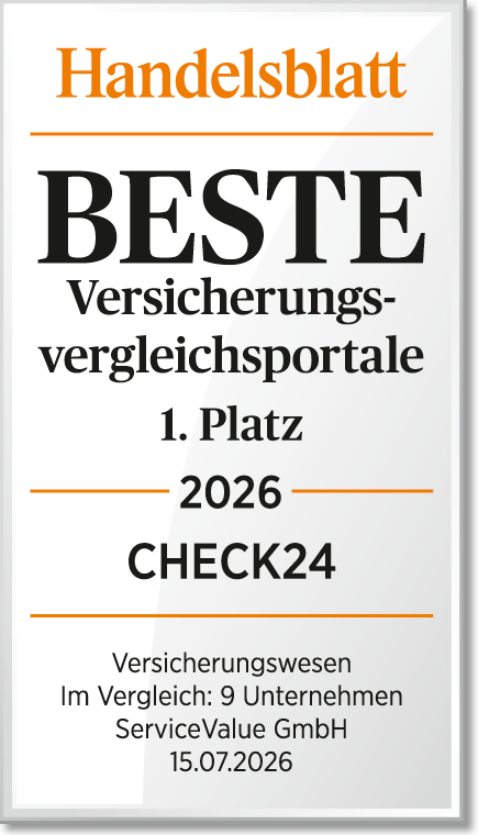 CHECK24 ist der beste Dienstleister | Handelsblatt & ServiceValue